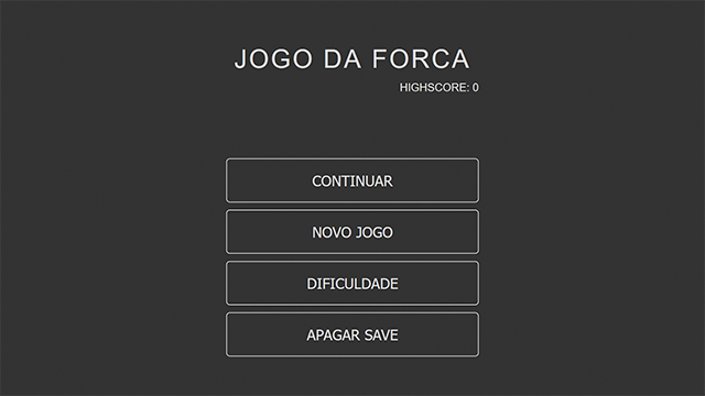 Foto da home da página Jogo Da Forca